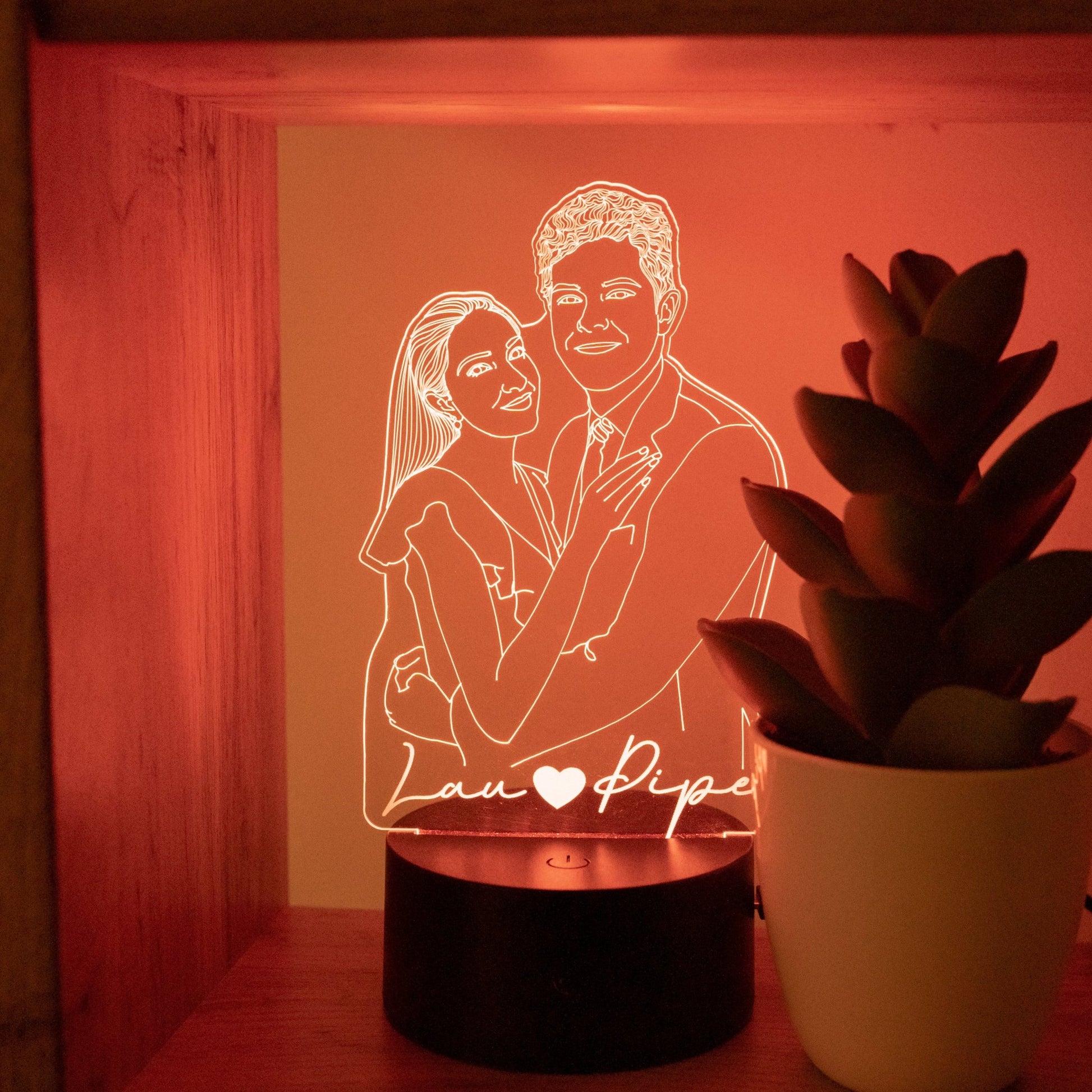 Lampe led 3d personalisable - Ma boutique